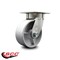 Service Caster 6 Inch Kingpinless Semi Steel Wheel Swivel Top Plate Caster SCC-KP30S620-SSR - alternate 5